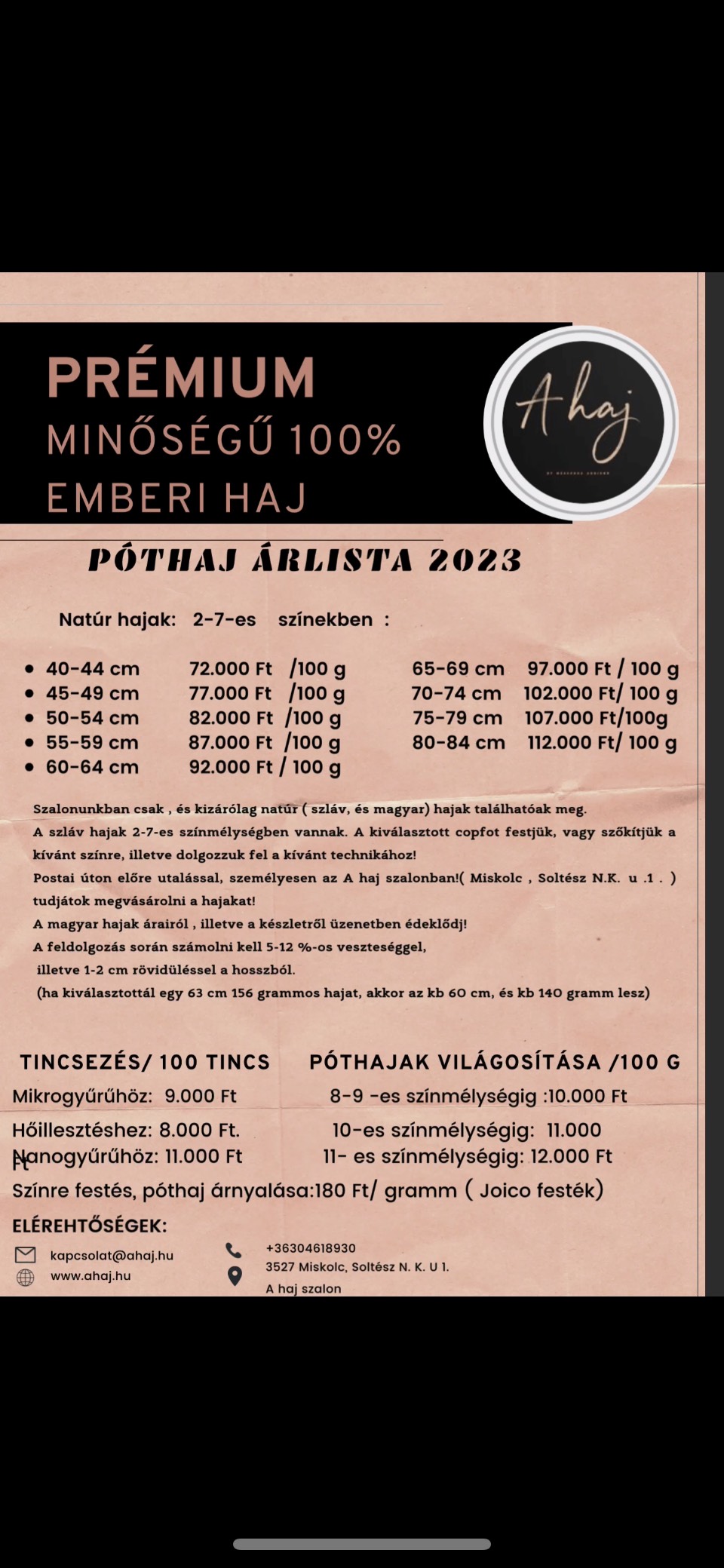 Árlista